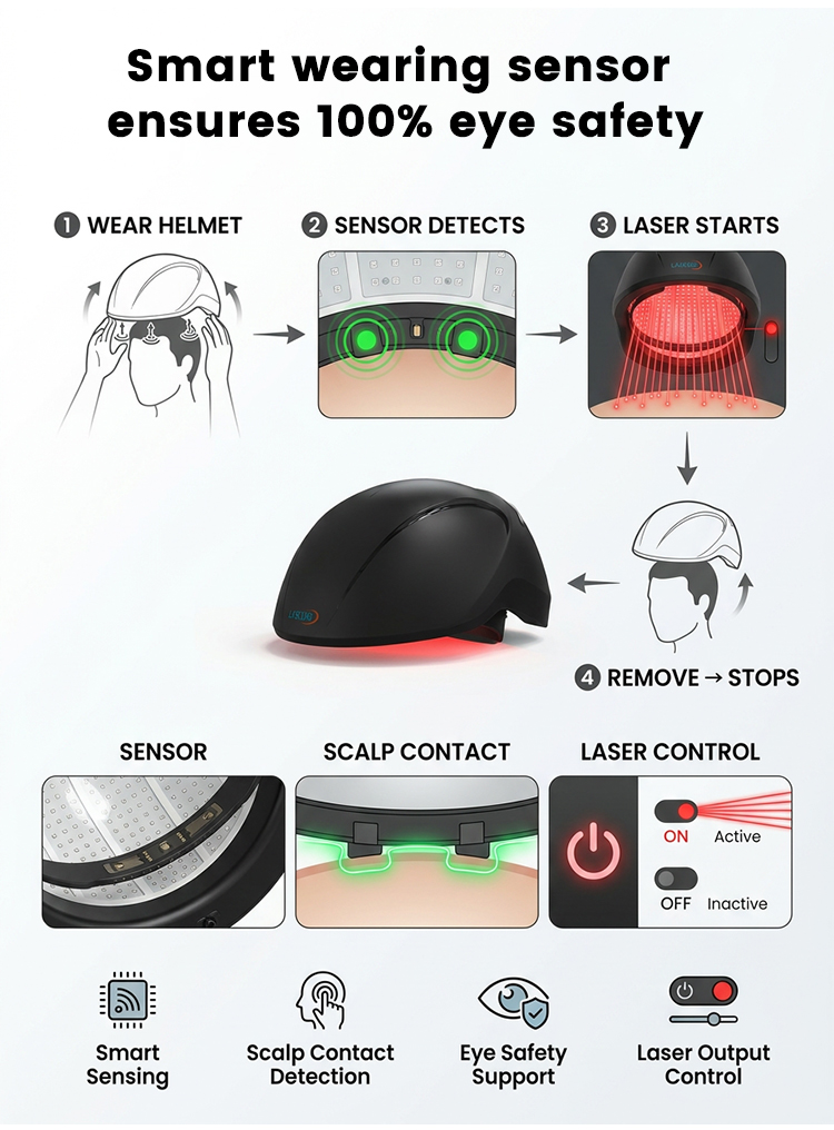 Lascure Laser Helmet 552 Dual-wavelength Matrix